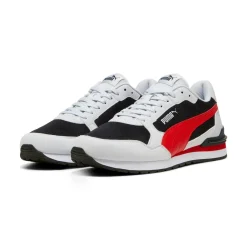 Sneakers sportive Uomo bianche con inserti in tela Puma ST Runner v4