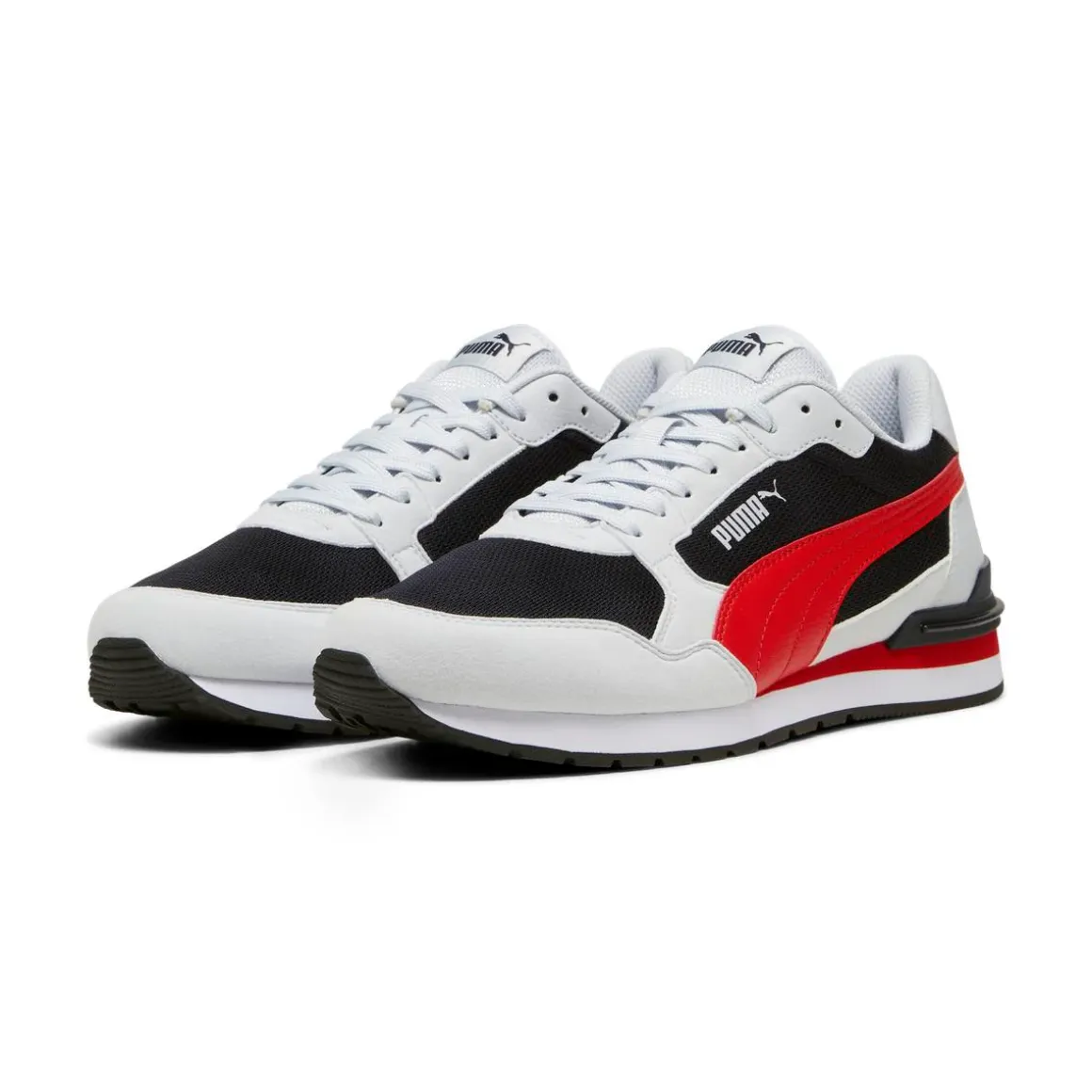 Sneakers sportive Uomo bianche con inserti in tela Puma ST Runner v4