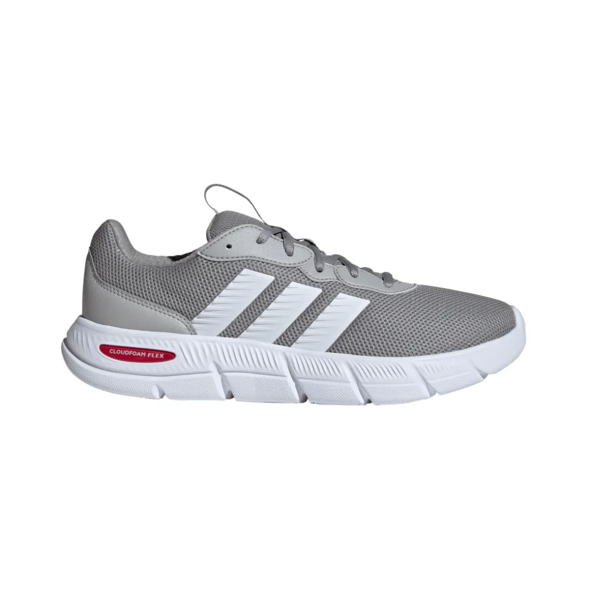 Sneakers Sportive uomo grigie in tessuto mesh adidas CLOUDFOAM FLEX