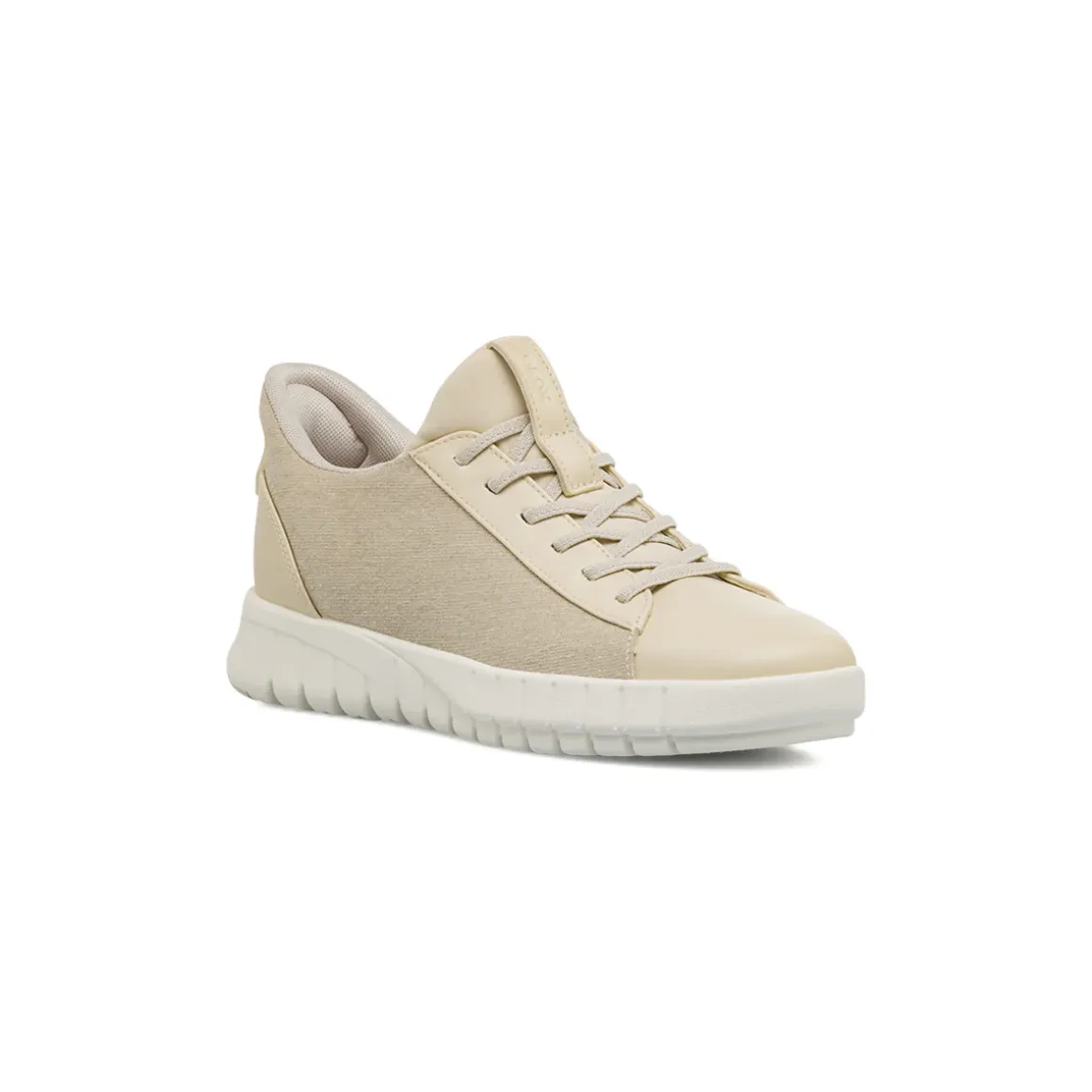 Sneakers taupe da Donna con suola traspirante Geox Flextride Plus