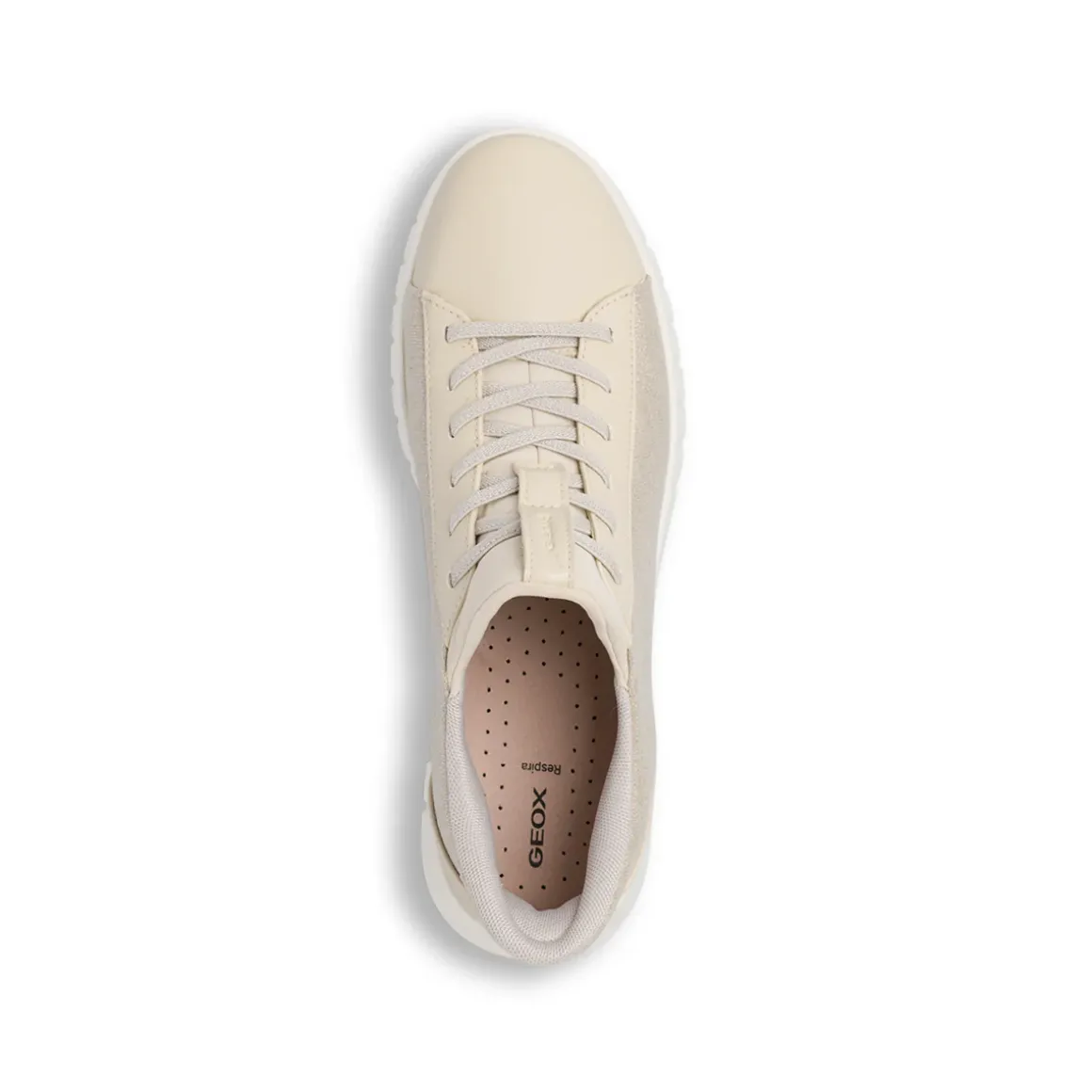 Sneakers taupe da Donna con suola traspirante Geox Flextride Plus