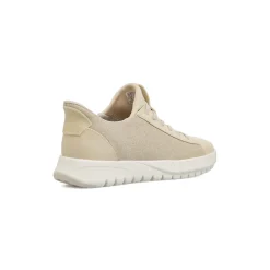 Sneakers taupe da Donna con suola traspirante Geox Flextride Plus