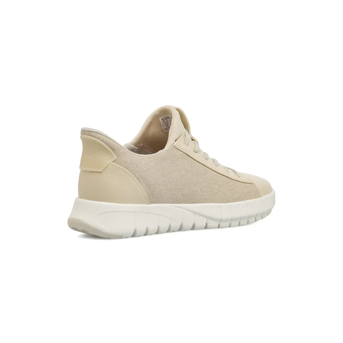 Sneakers taupe da Donna con suola traspirante Geox Flextride Plus