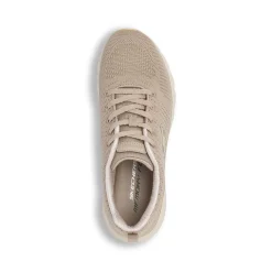Sneakers taupe da Donna in tessuto mesh Skechers Fashion Fit 2.0