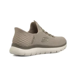 Sneakers taupe da Uomo con tecnologia Slip-ins e Memory Foam Skechers