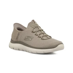 Sneakers taupe da Uomo con tecnologia Slip-ins e Memory Foam Skechers