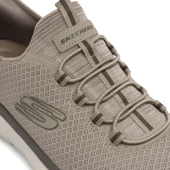Sneakers taupe da Uomo con tecnologia Slip-ins e Memory Foam Skechers