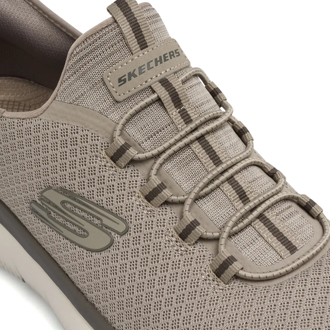 Sneakers taupe da Uomo con tecnologia Slip-ins e Memory Foam Skechers