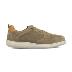 Sneakers taupe da Uomo in suede e lacci elastici Lumberjack