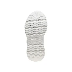 Sneakers traspiranti bianche e multicolor da Ragazza con strappo Geox
