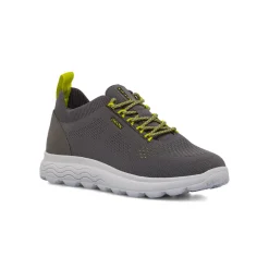 Sneakers traspiranti grigie da uomo in tessuto mesh Geox Spherica