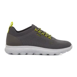 Sneakers traspiranti grigie da uomo in tessuto mesh Geox Spherica