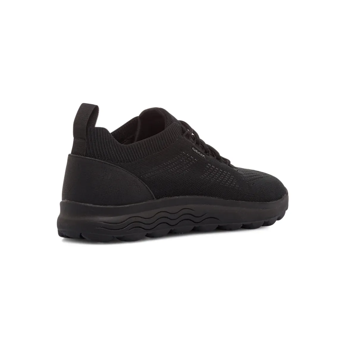 Sneakers traspiranti nere da uomo in tessuto mesh Geox Spherica