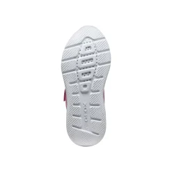 Sneaker straspiranti rosa da Ragazza in tessuto mesh con strappo Geox