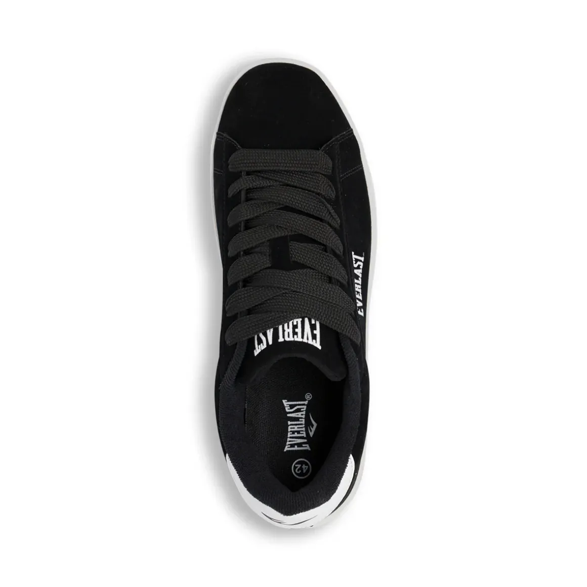 Sneakers unisex Nere effetto velluto con logo Everlast