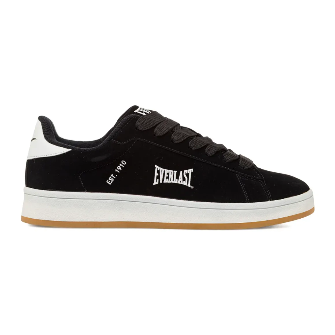 Sneakers unisex Nere effetto velluto con logo Everlast