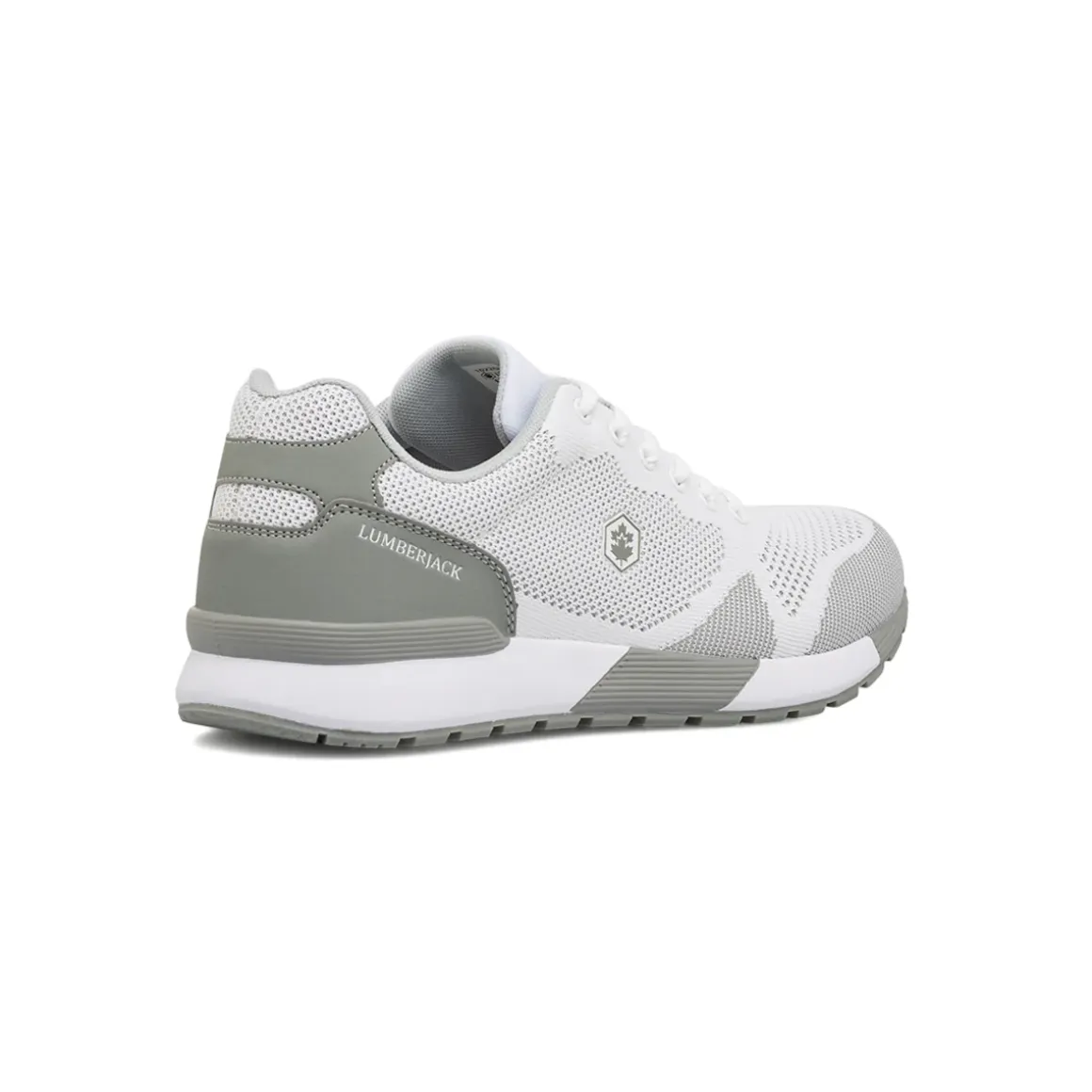 Sneakers Uomo bianche e grigie con soletta in memory foam Lumberjack
