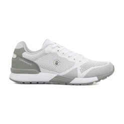 Sneakers Uomo bianche e grigie con soletta in memory foam Lumberjack