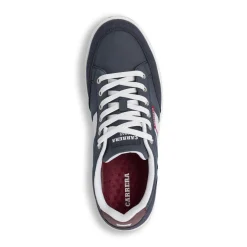 Sneakers Uomo Blu con effetto scamosciato bicolore Carrera