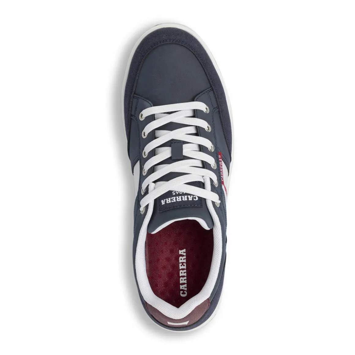 Sneakers Uomo Blu con effetto scamosciato bicolore Carrera