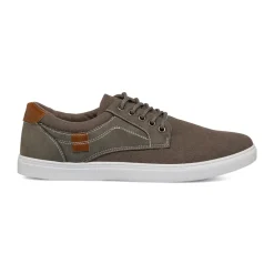 Sneakers Uomo Casual in Tessuto Denim Grigio Jog