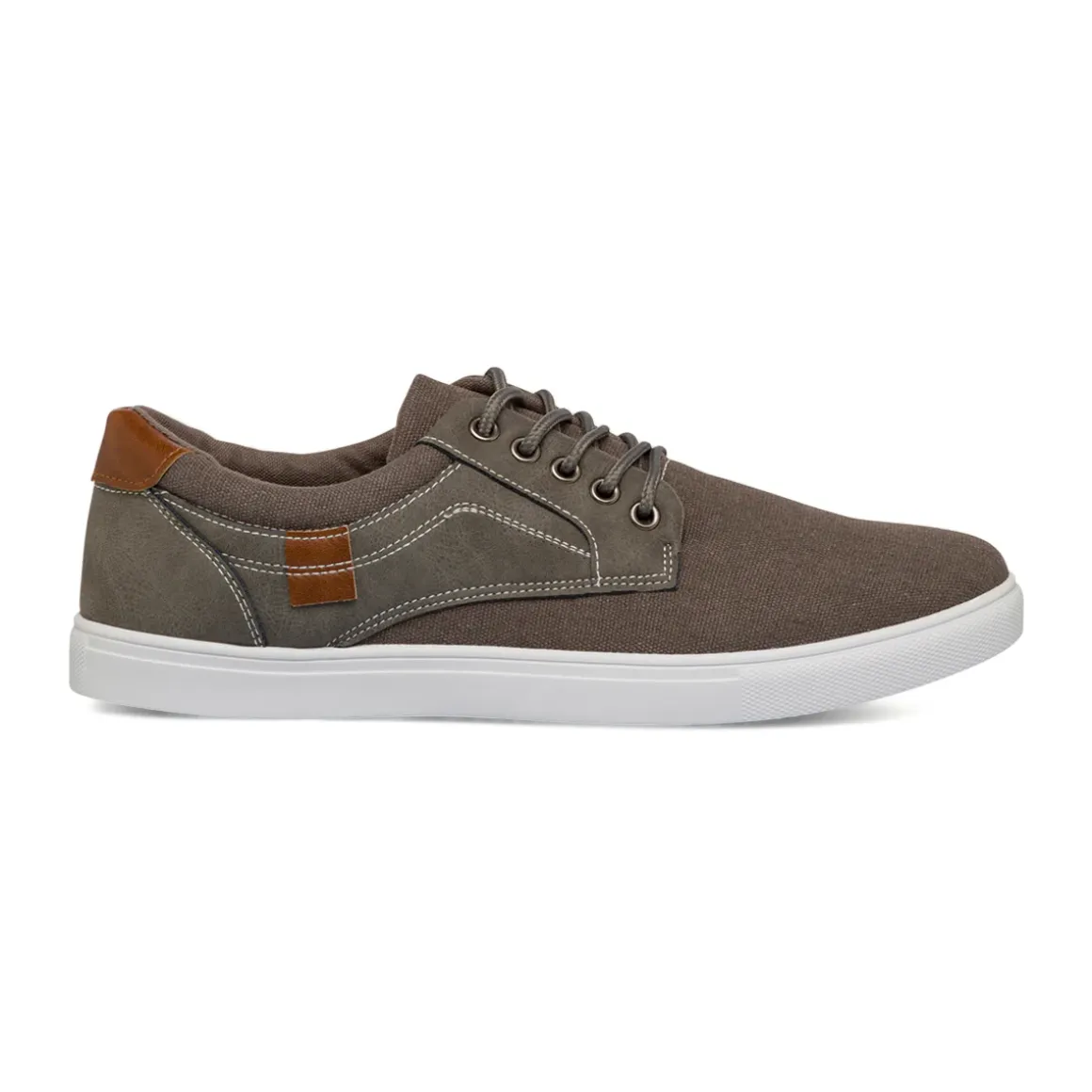 Sneakers Uomo Casual in Tessuto Denim Grigio Jog
