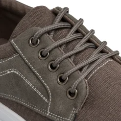 Sneakers Uomo Casual in Tessuto Denim Grigio Jog