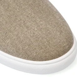 Sneakers Uomo Casual in Tessuto Denim Beige Jog