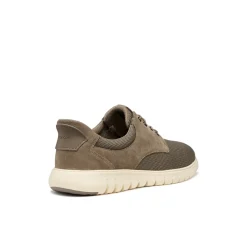 Sneakers Uomo Grigie effetto scamosciato con suola traspirante Geox Fast In
