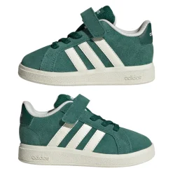 Sneakers verdi con chiusura a strappo da Bambino adidas