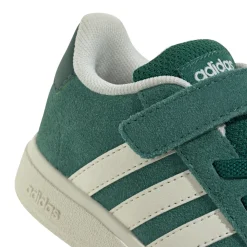 Sneakers verdi con chiusura a strappo da Bambino adidas