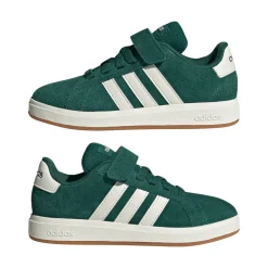 Sneakers verdi da Bambino effetto scamosciato GRAND COURT 00s adidas