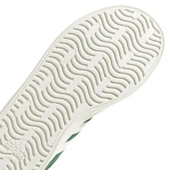 Sneakers verdi da ragazzo con strisce bianche adidas VL Court 3.0 K