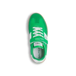 Sneakers verdi da Ragazzo con chiusura a strappo Nautica