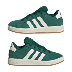Sneakers verdi da Ragazzo in suede GRAND COURT 00s adidas