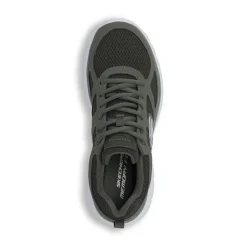 Sneakers verdi da Uomo con Memory Foam Lite-Weight Skechers Burns