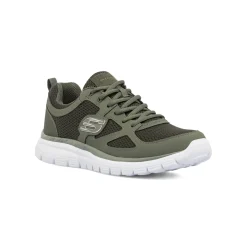 Sneakers verdi da Uomo con Memory Foam Lite-Weight Skechers Burns