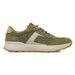 Sneakers verdi da Uomo in tessuto ed effetto scamosciato Carrera