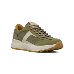 Sneakers verdi da Uomo in tessuto ed effetto scamosciato Carrera