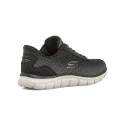 Sneakers verdi da Uomo leggere in tessuto mesh Skechers Track Slip-Ins