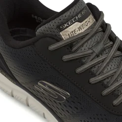 Sneakers verdi da Uomo leggere in tessuto mesh Skechers Track Slip-Ins
