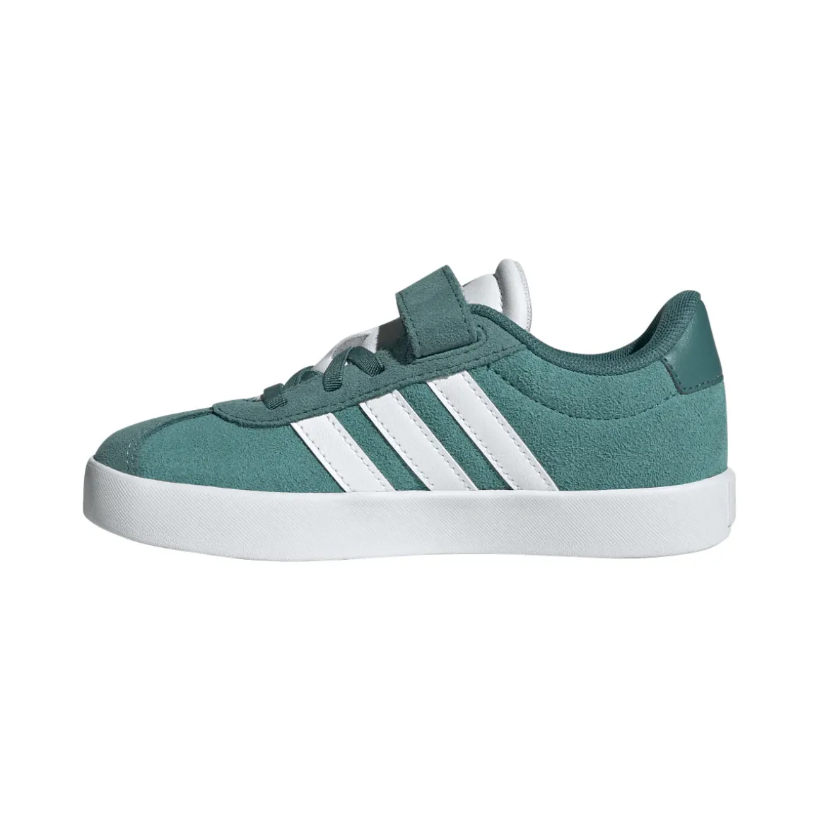 Sneakers verdi effetto scamosciato da Bambino e Ragazzo adidas
