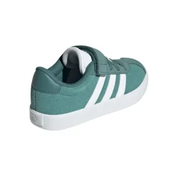 Sneakers verdi effetto scamosciato da Bambino e Ragazzo adidas