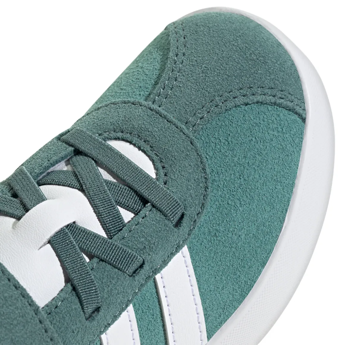 Sneakers verdi effetto scamosciato da Bambino e Ragazzo adidas