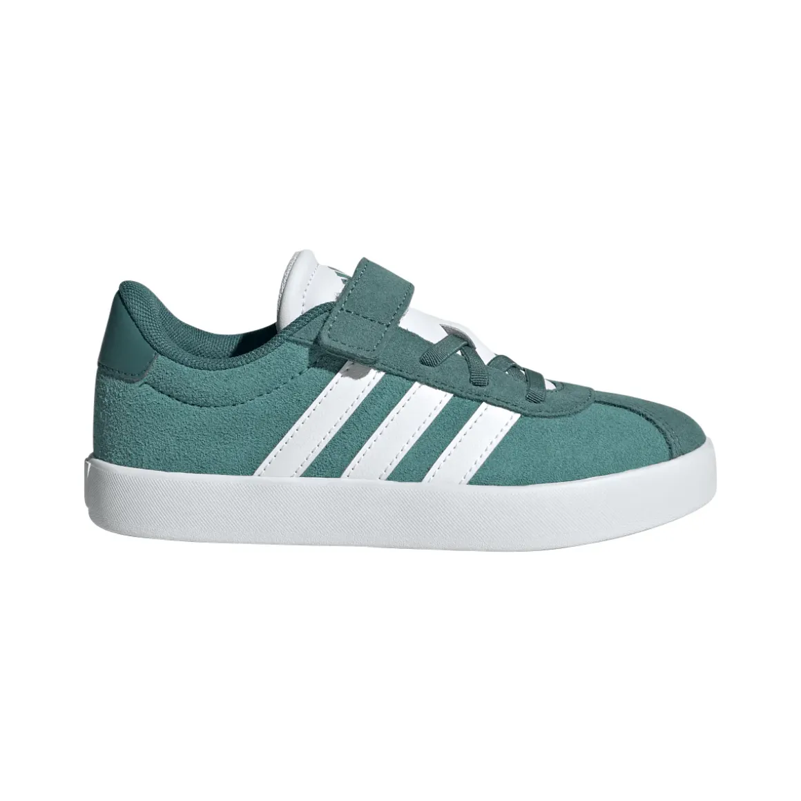 Sneakers verdi effetto scamosciato da Bambino e Ragazzo adidas