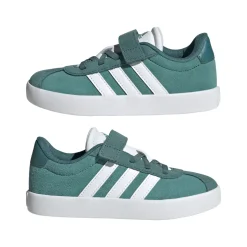 Sneakers verdi effetto scamosciato da Bambino e Ragazzo adidas