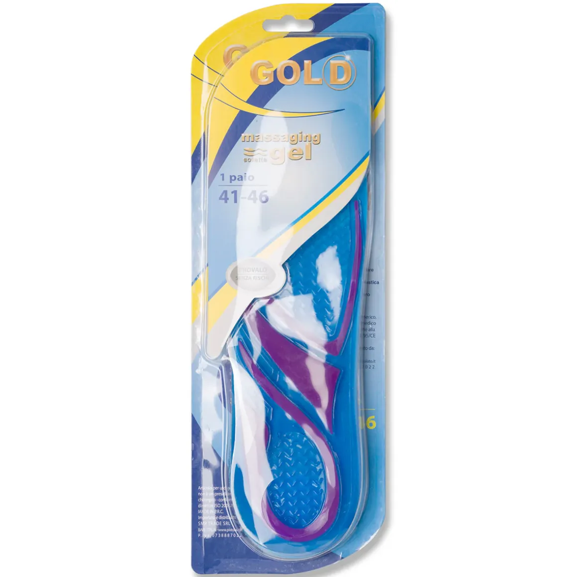 Solette da uomo Silver Massaging Gel