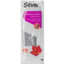 Solette in feltro doppio strato Silver