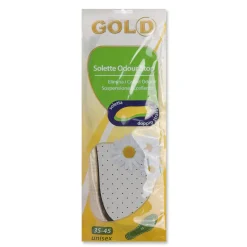 Solette traspiranti e traforate Unisex per calzature multicolore Gold