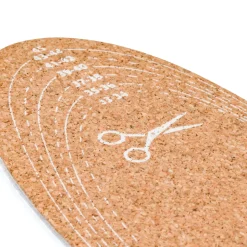 Solette triplo strato in sughero naturale Silver